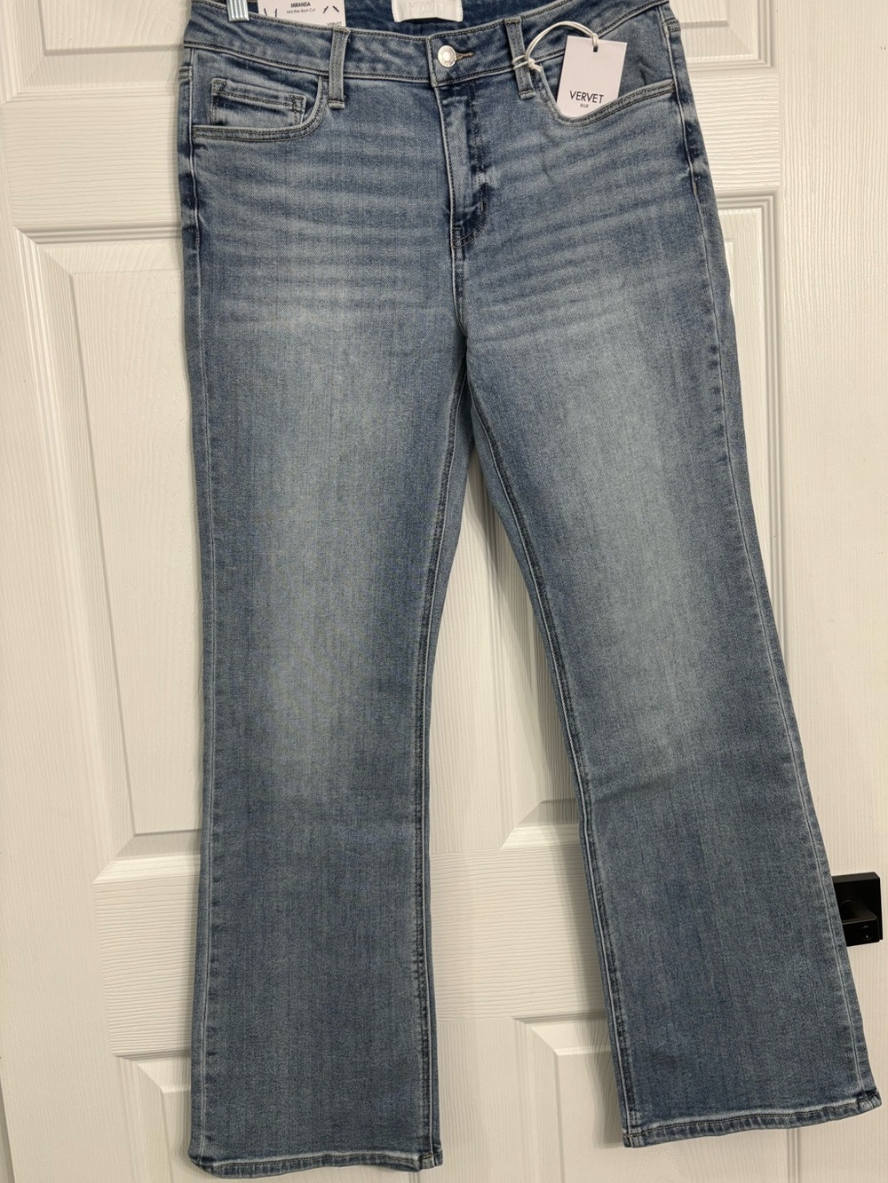 VERVET by Flying Monkey Light Blue Flare Jeans